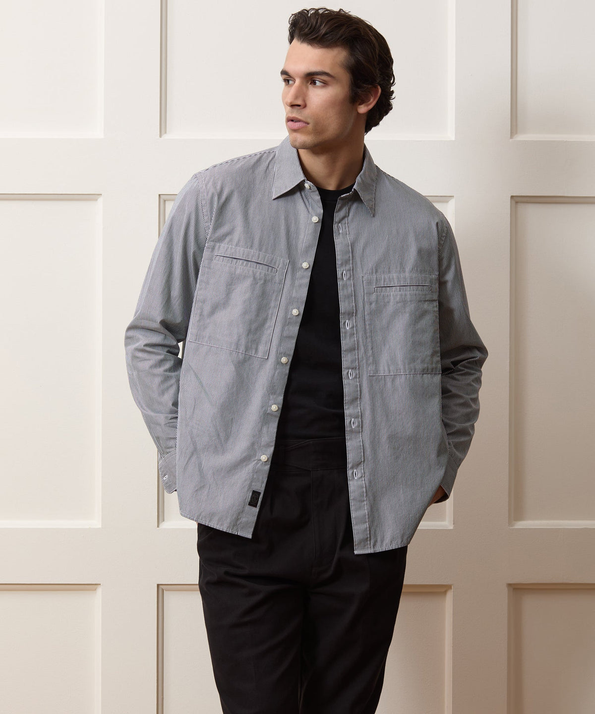 Poplin Utility Shirt - White