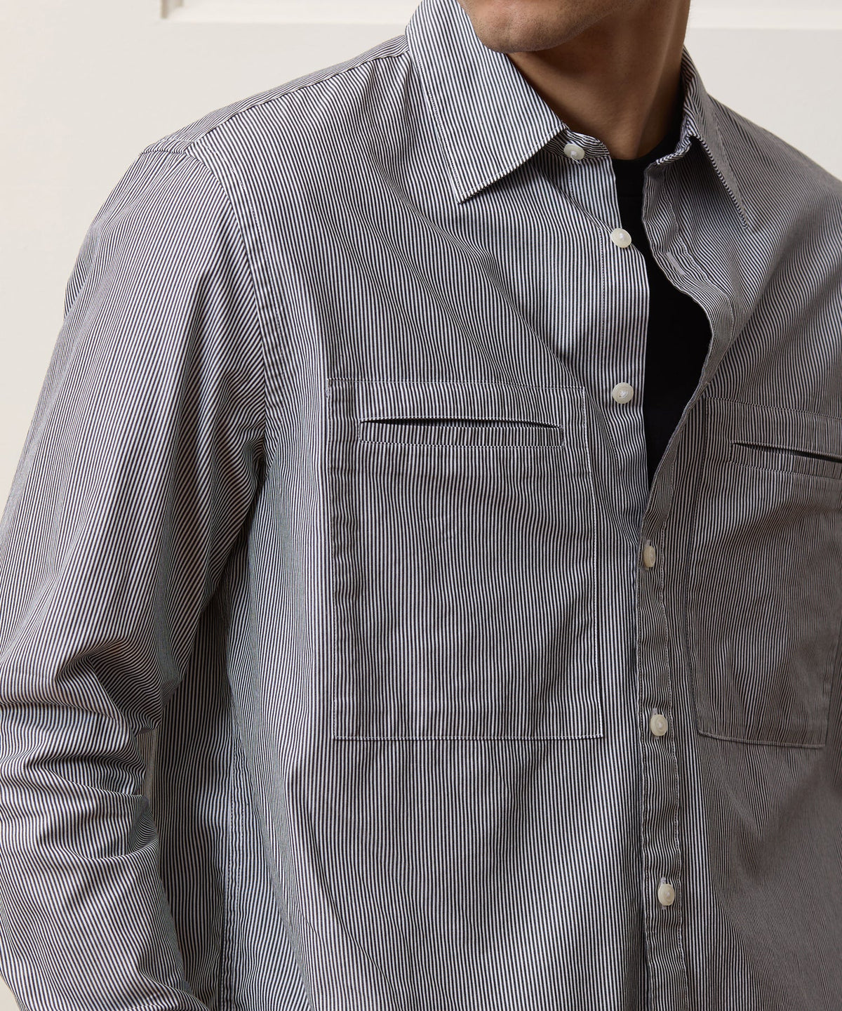 Poplin Utility Shirt - White