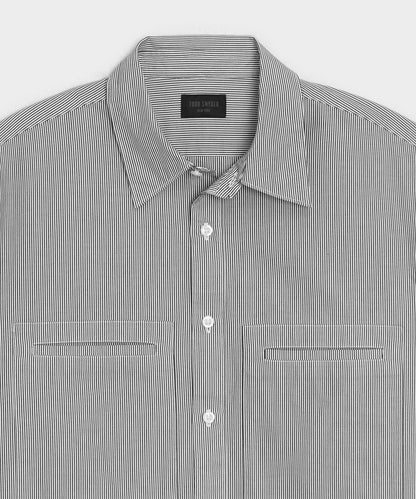 Poplin Utility Shirt - White