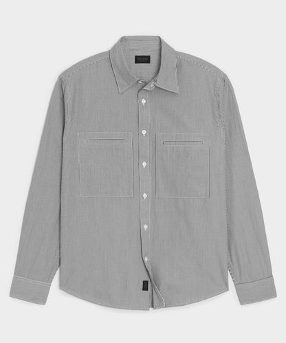 Poplin Utility Shirt - White
