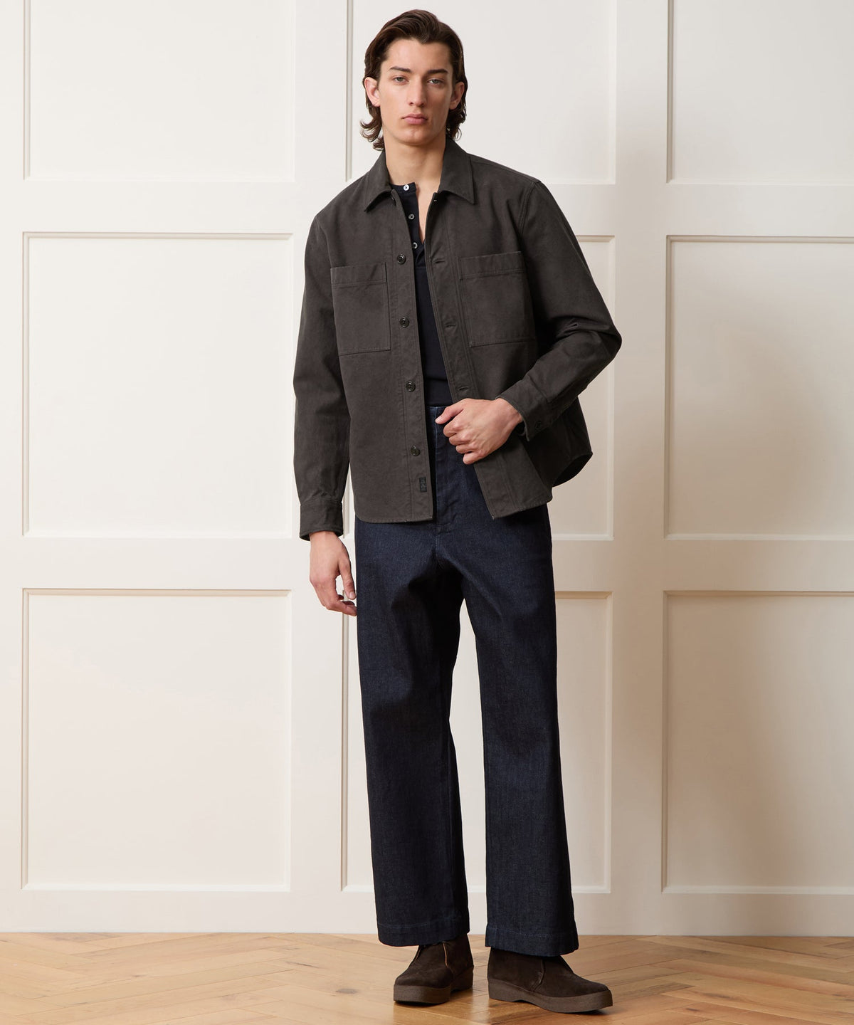 Draftsman Shirt - Caviar