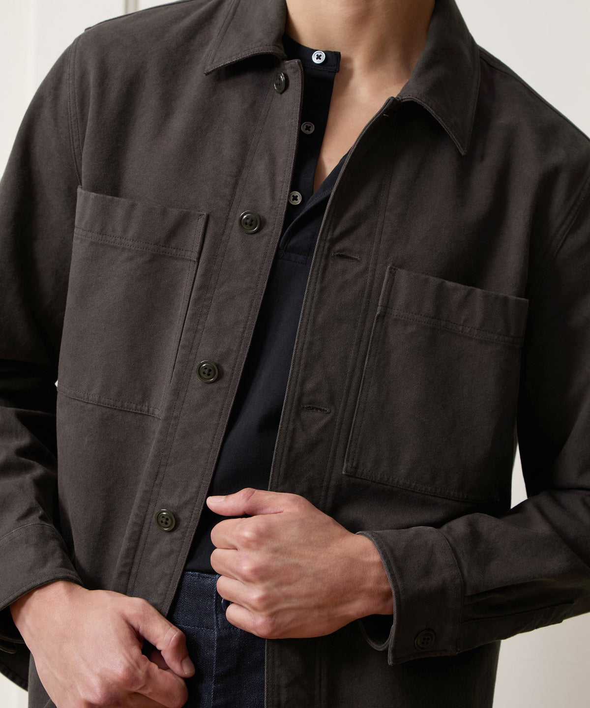 Draftsman Shirt - Caviar