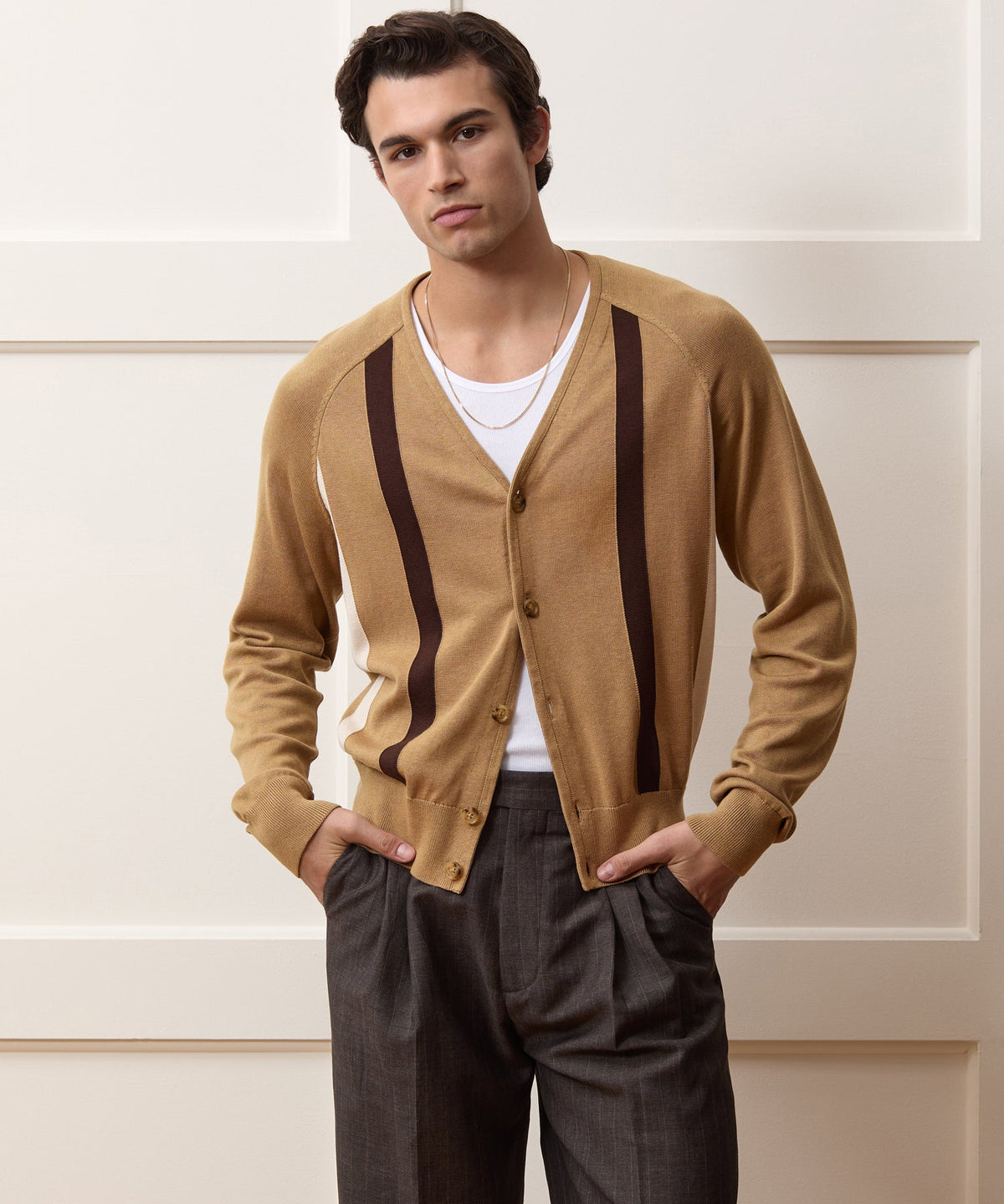 Silk-Cotton Cardigan - Baja Dunes