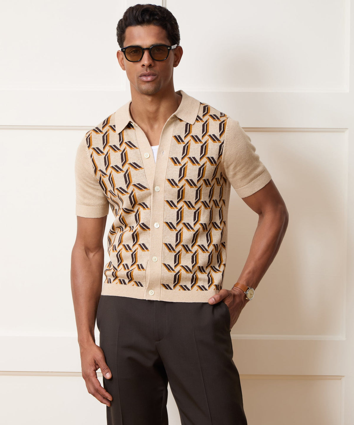 Mikasa Sweater Polo - Sand