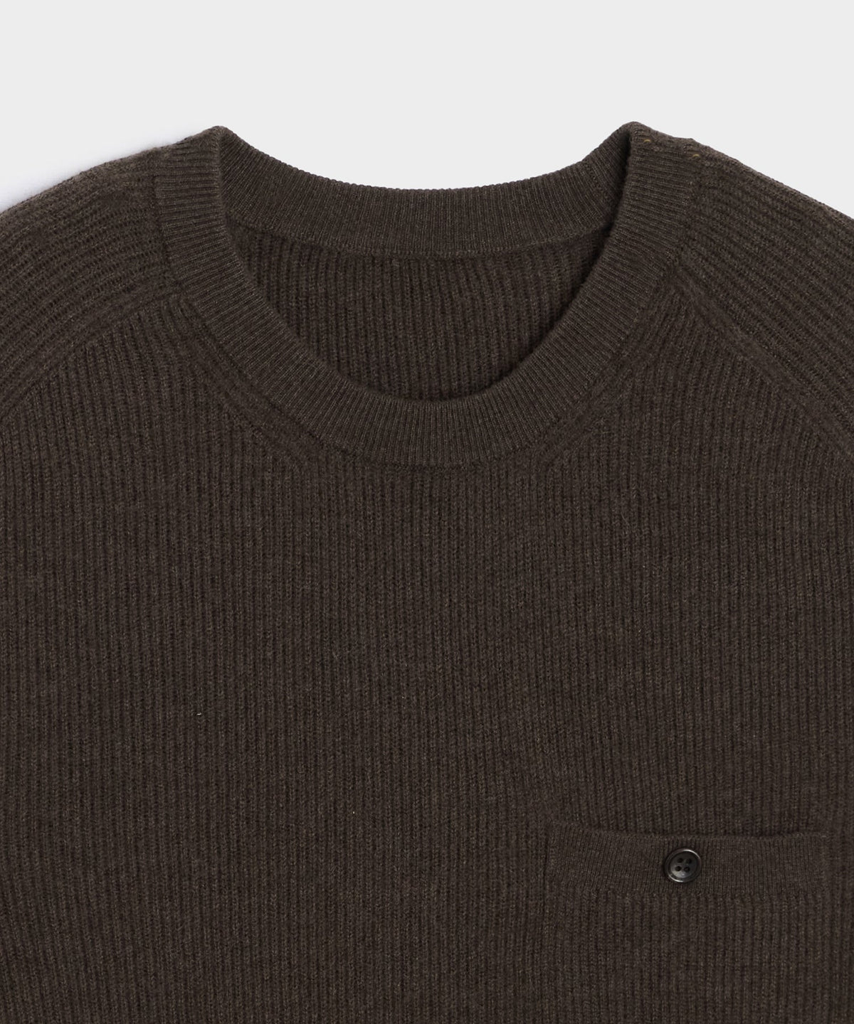 Made in Italy Cashmere Crewneck Sweater - Dark Mocha