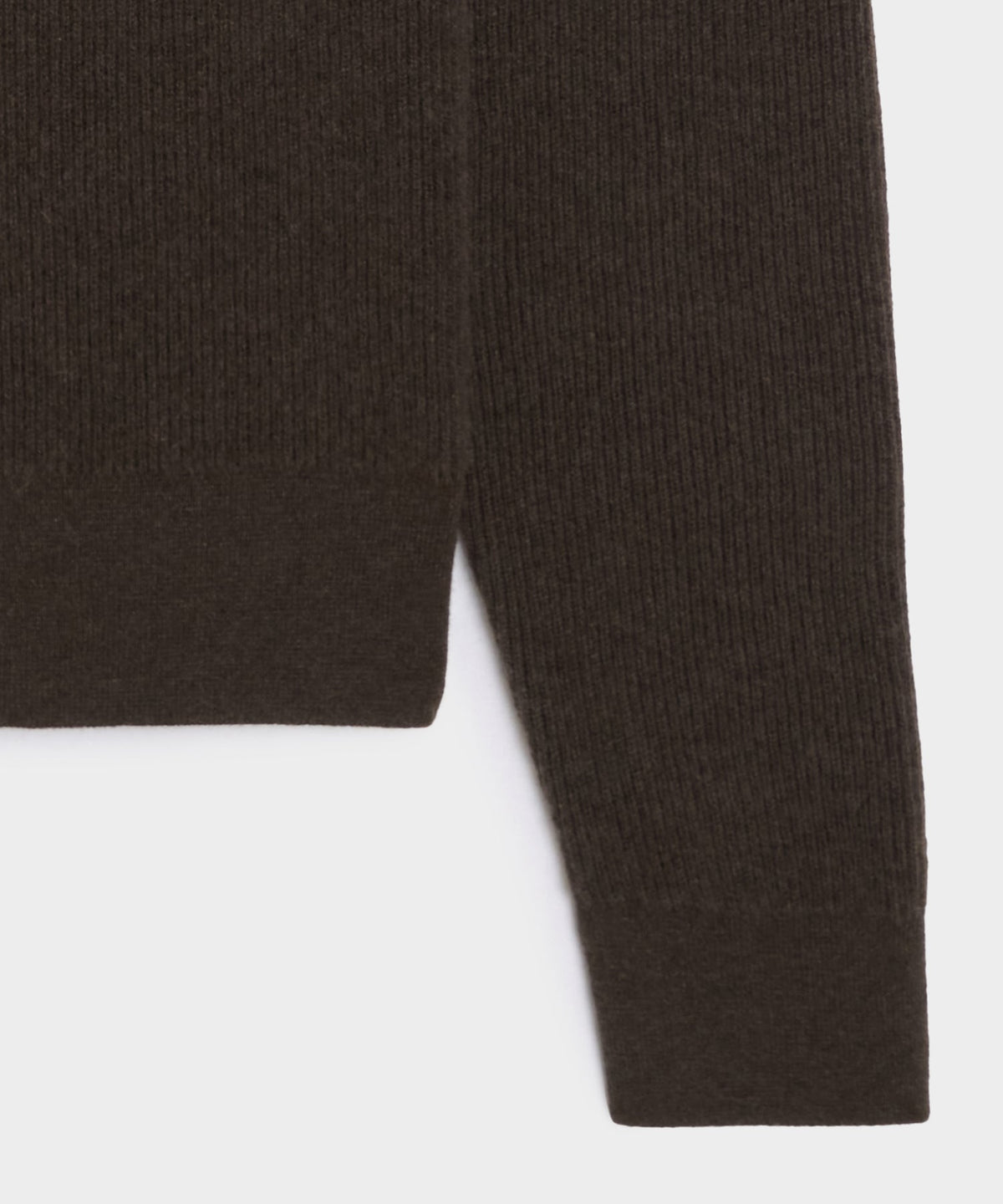 Made in Italy Cashmere Crewneck Sweater - Dark Mocha