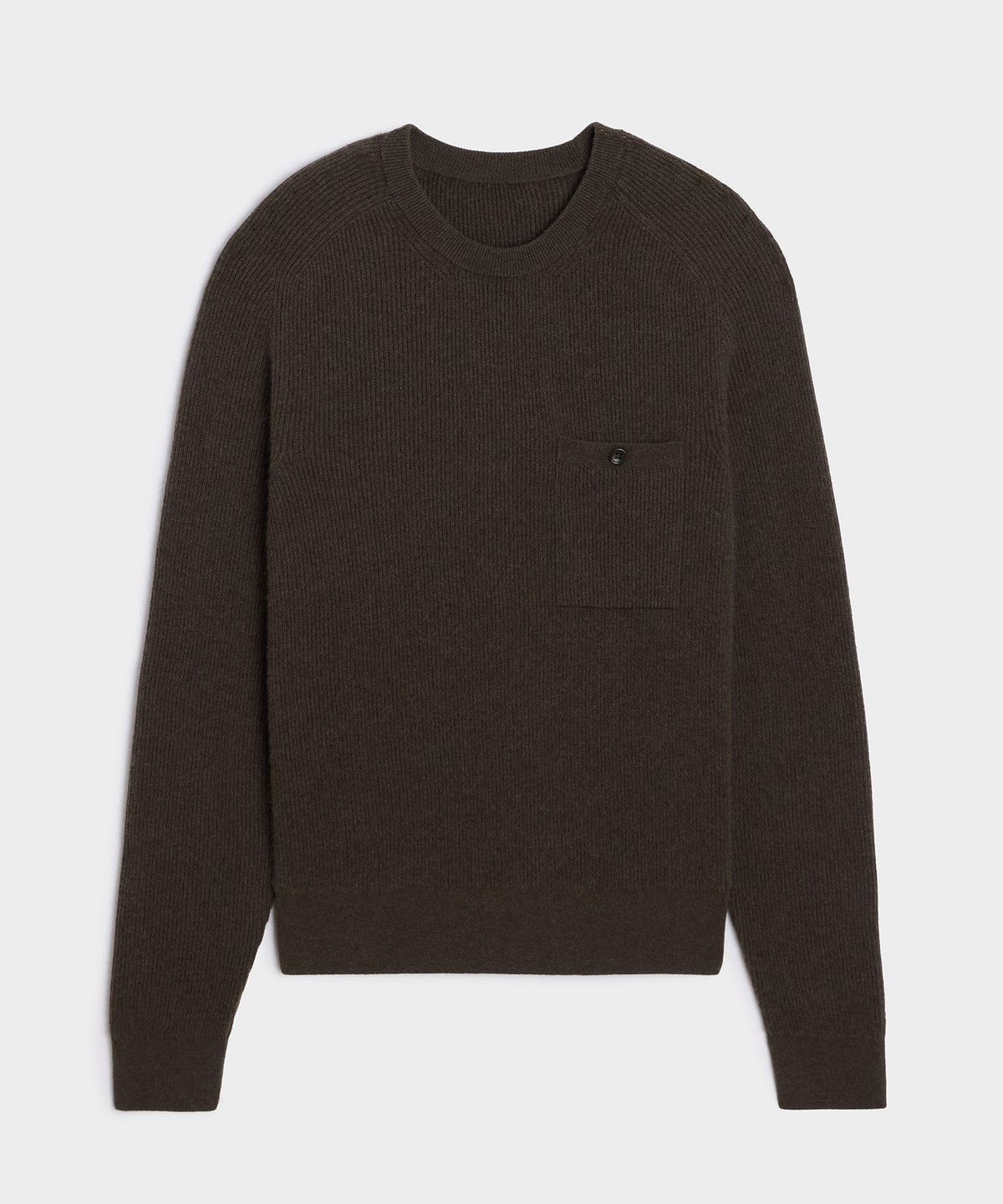 Made in Italy Cashmere Crewneck Sweater - Dark Mocha