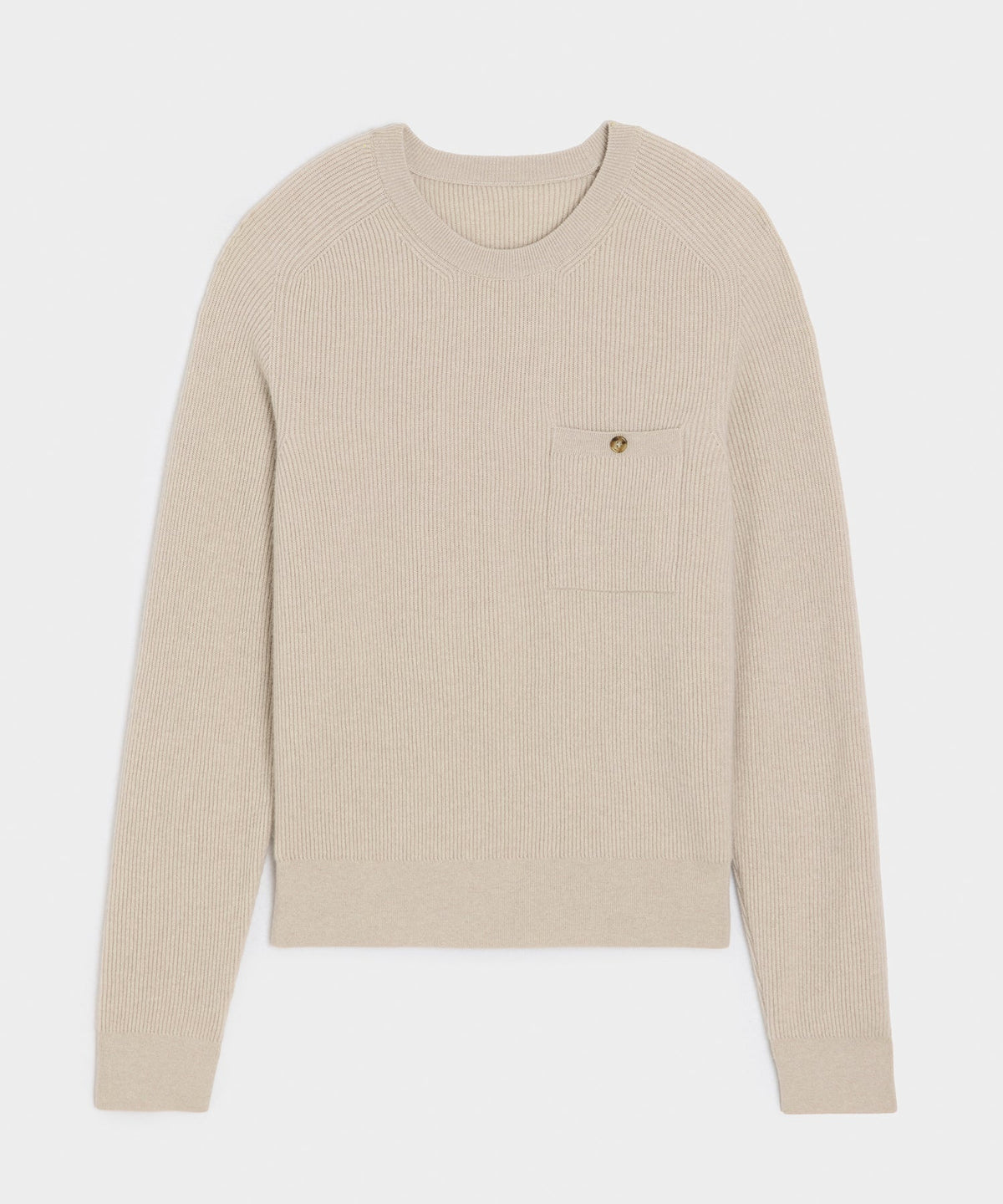 Made in Italy Cashmere Crewneck Sweater - Oatmeal