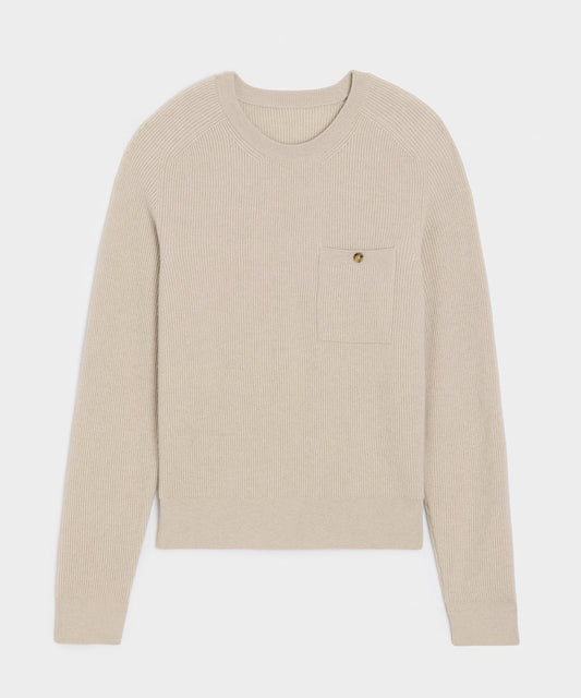 Made in Italy Cashmere Crewneck Sweater - Oatmeal