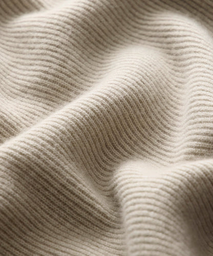 Made in Italy Cashmere Sweater Polo - Oatmeal