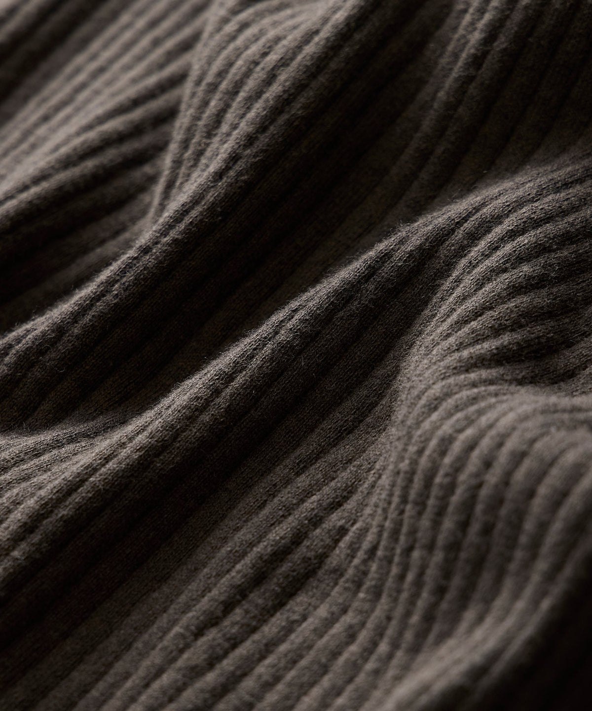 Ribbed Cotton-Cashmere Sweater Polo - Caviar
