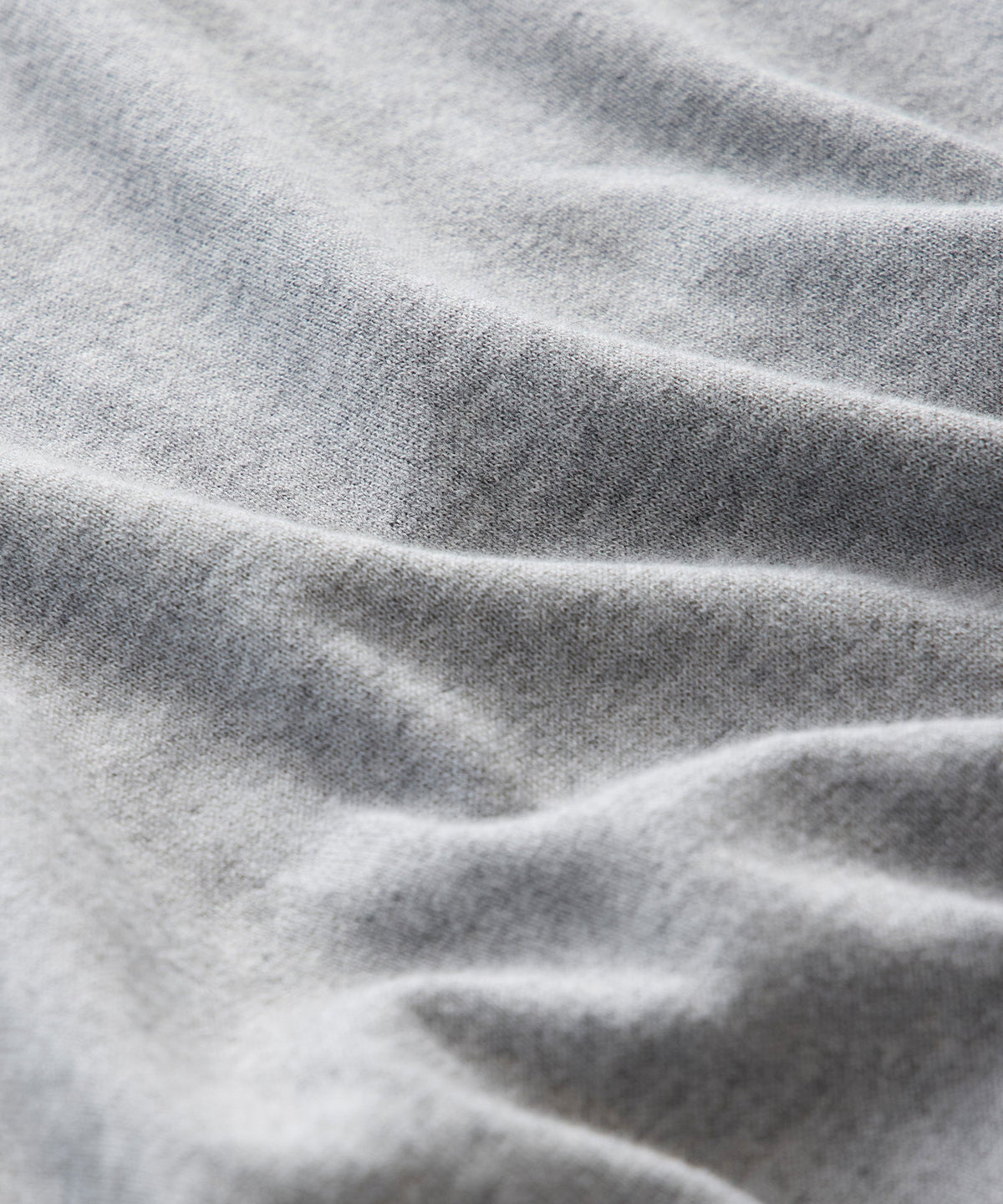 Cotton-Cashmere V-Neck - Heather Grey