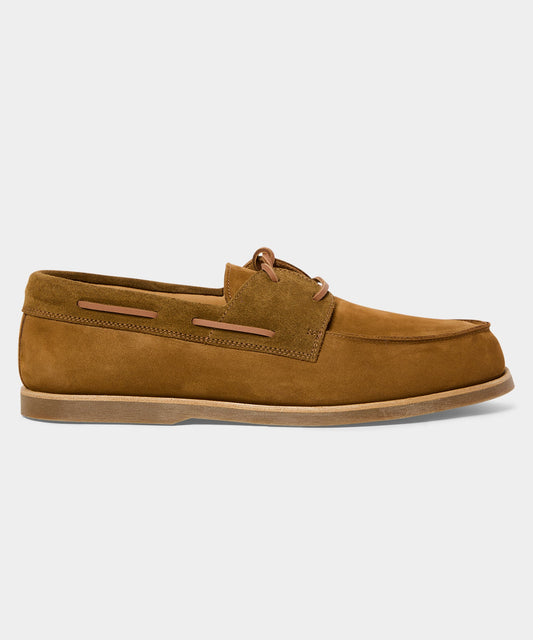 Porto Suede Boat Shoe - Light Brown