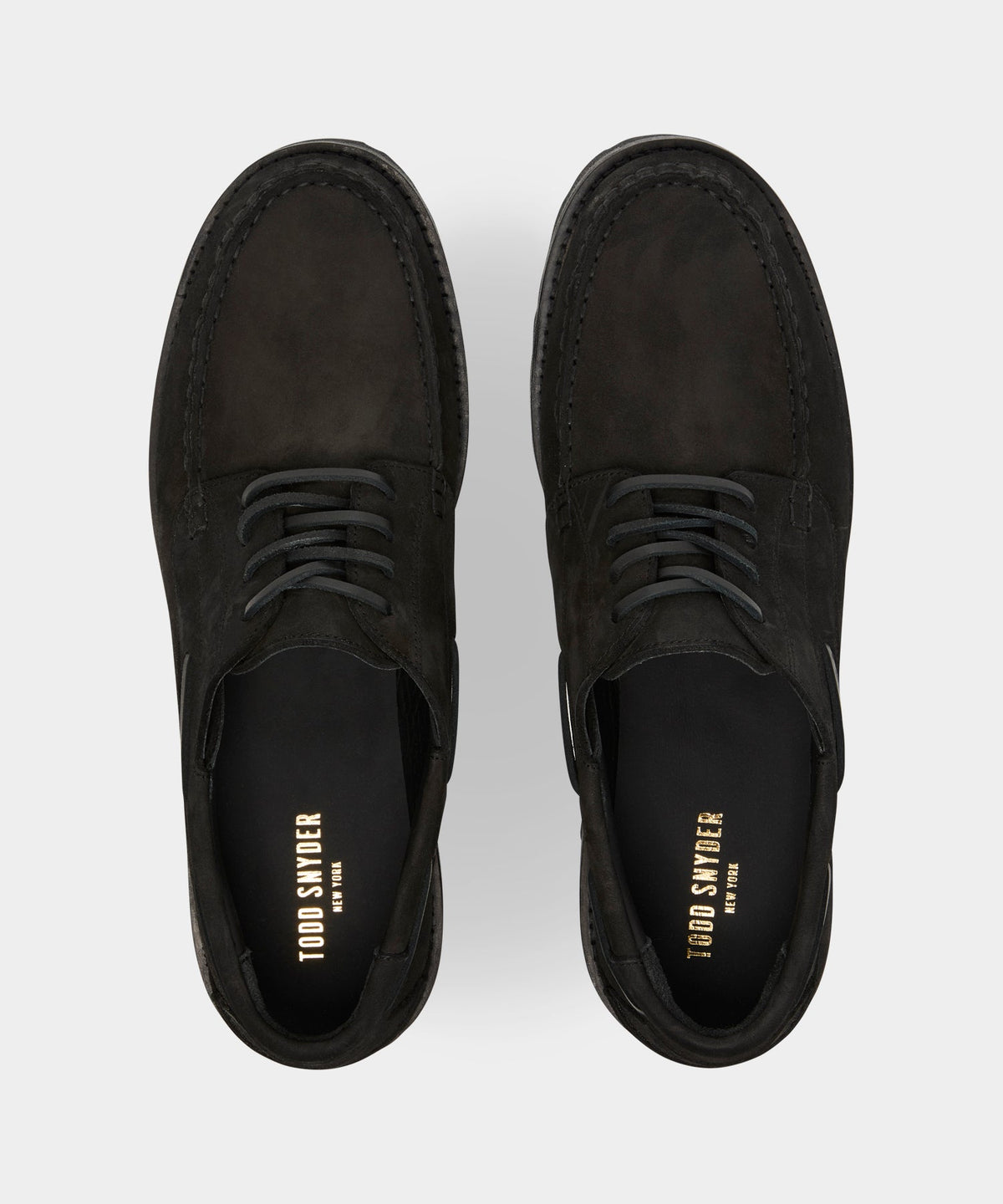 Lug Sole Boat Shoe - Black