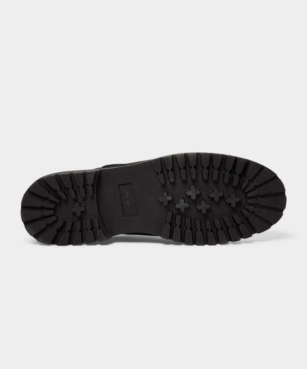 Lug Sole Boat Shoe - Black