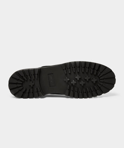 Lug Sole Boat Shoe - Black