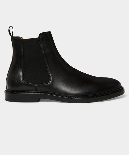Leather Chelsea Boot - Black