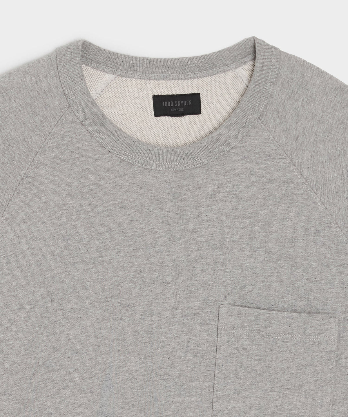 Foundation Pocket Sweatshirt - Light Grey Mix