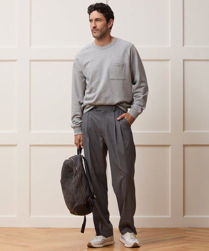 Foundation Pocket Sweatshirt - Light Grey Mix