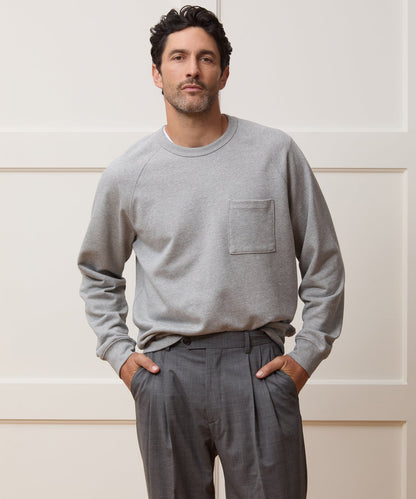Foundation Pocket Sweatshirt - Light Grey Mix