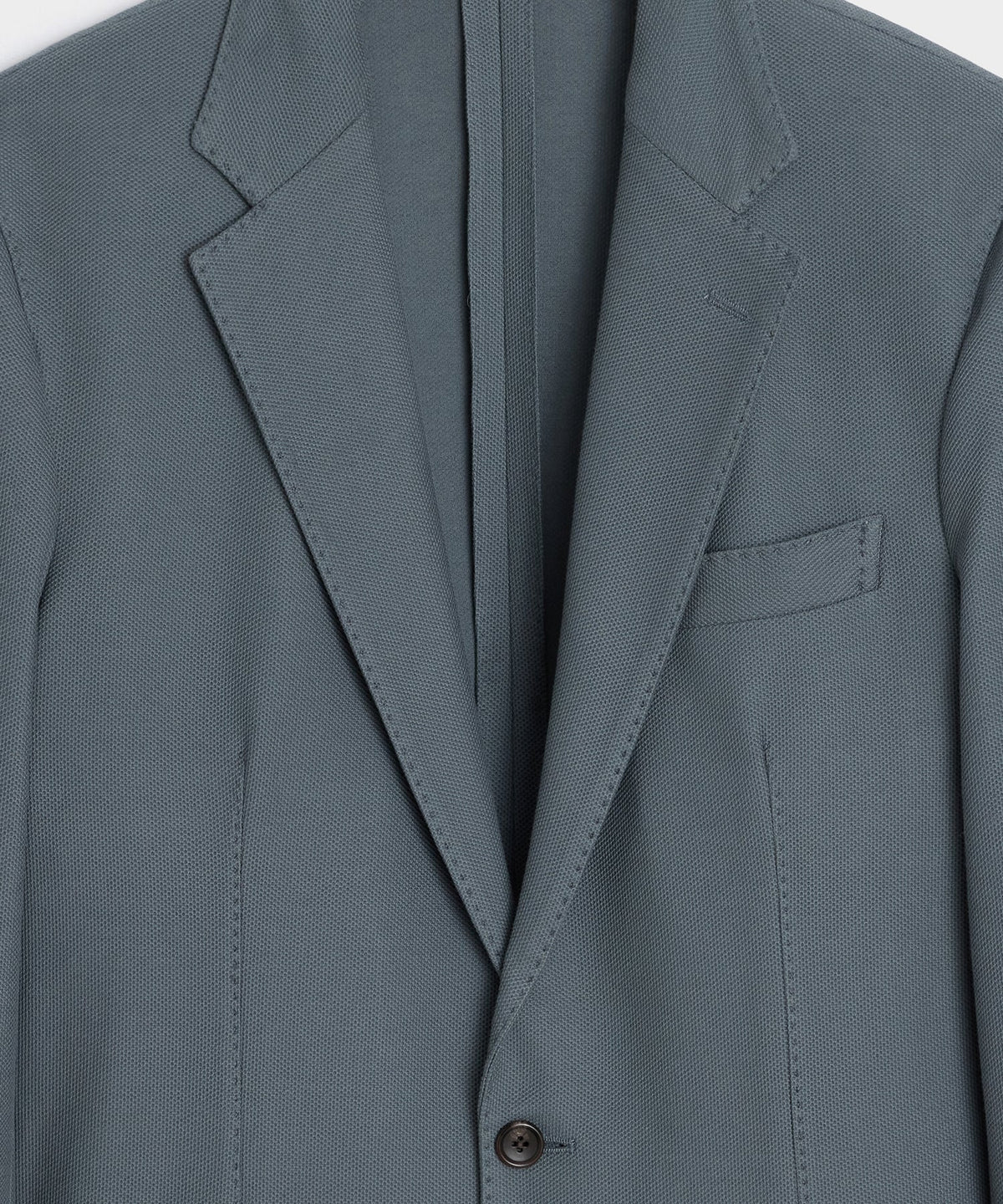 Italian Knit Sport Coat - Blue Metal
