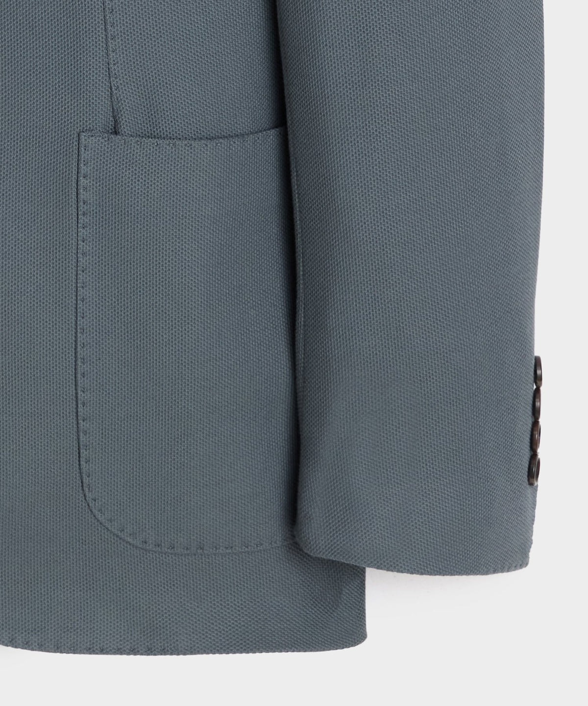 Italian Knit Sport Coat - Blue Metal