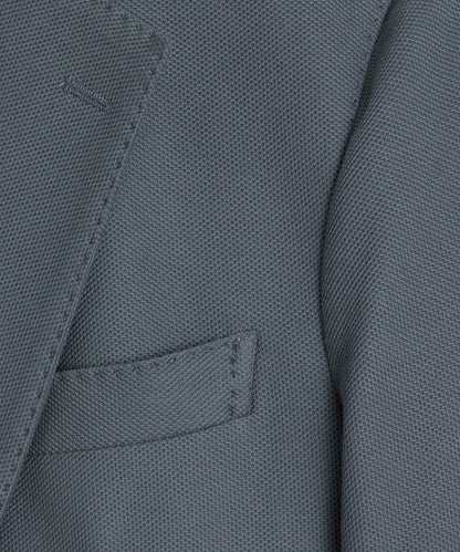 Italian Knit Sport Coat - Blue Metal