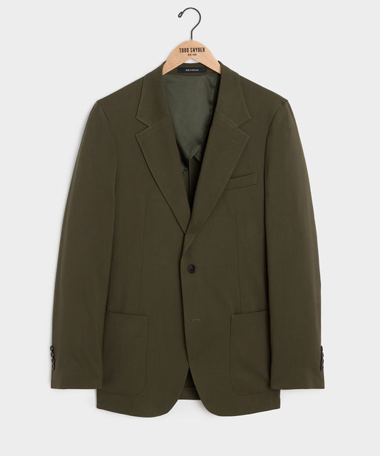 Italian Gabardine Madison Jacket - Snyder Olive
