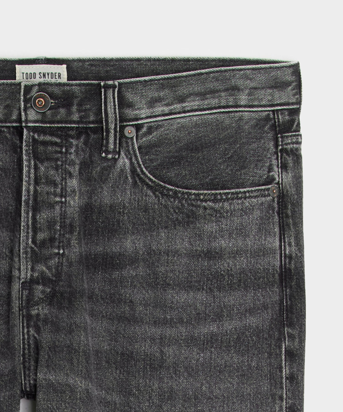 Slim Selvedge Jean - Charcoal