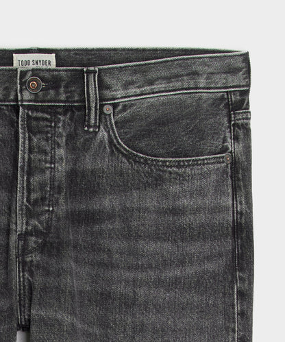 Slim Selvedge Jean - Charcoal