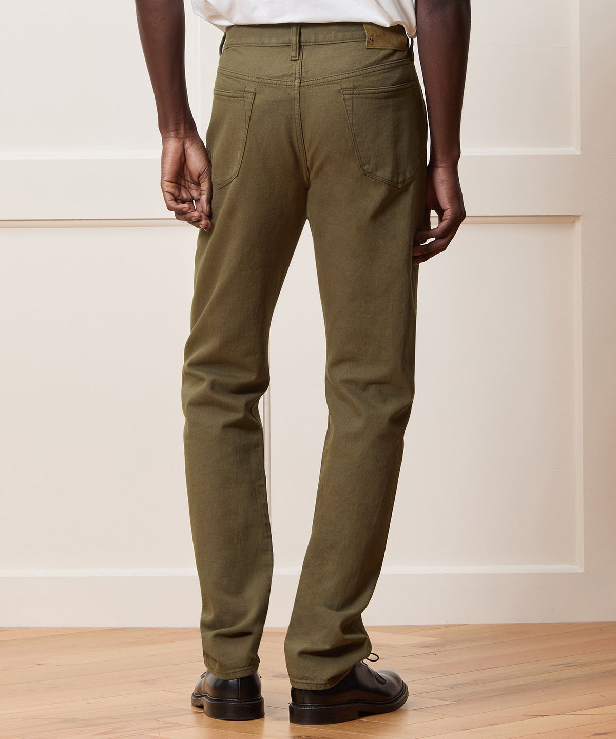 Slim Garment-Dyed Jean - Olive