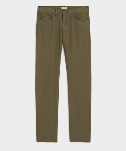 Slim Garment-Dyed Jean - Olive