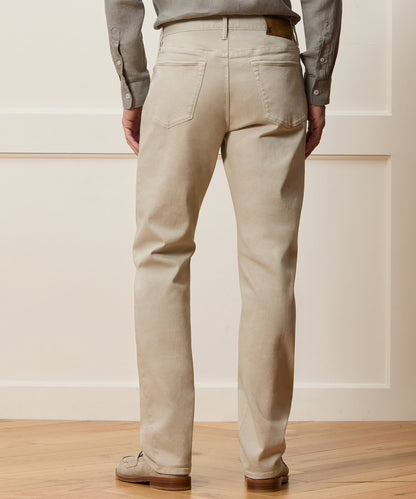 Straight Fit 5-Pocket Chino - Stone