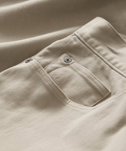 Straight Fit 5-Pocket Chino - Stone