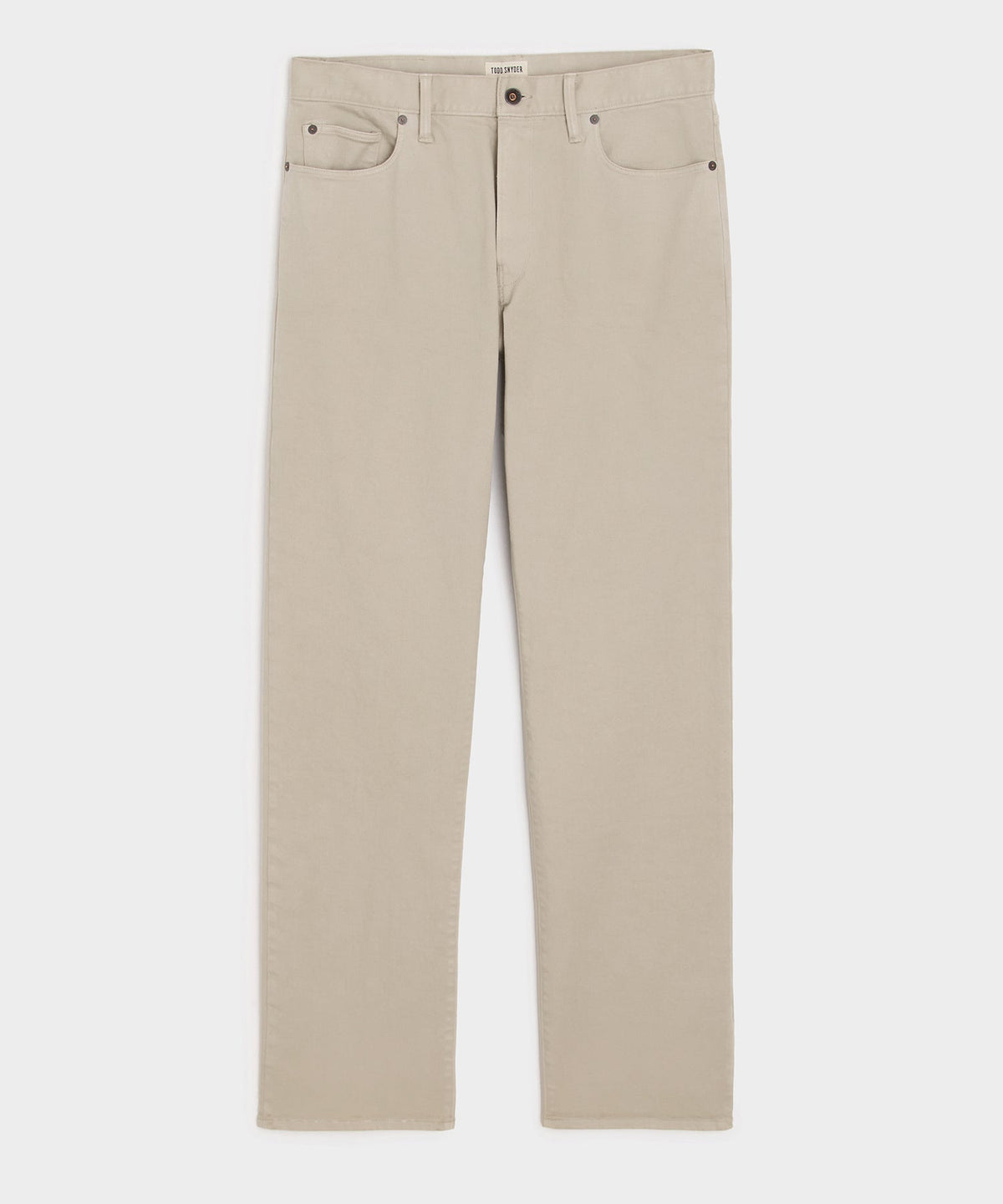 Straight Fit 5-Pocket Chino - Stone