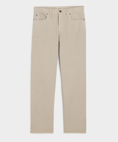 Straight Fit 5-Pocket Chino - Stone