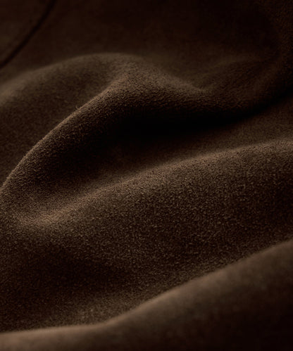 Italian Suede Dylan Jacket - Rich Brown