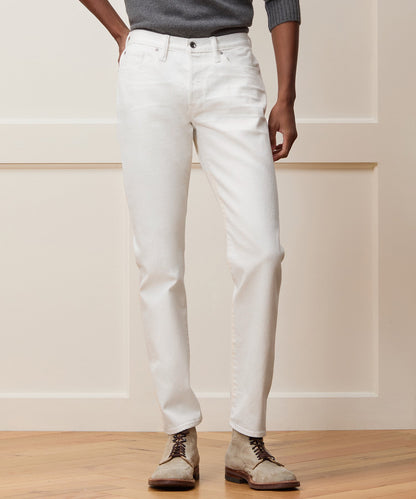 Slim Japanese Selvedge Stretch Jean - White