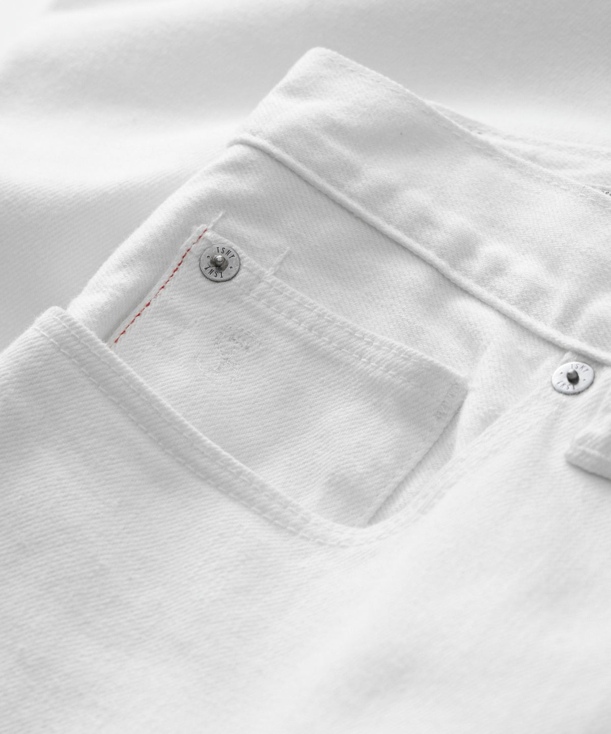 Slim Japanese Selvedge Stretch Jean - White
