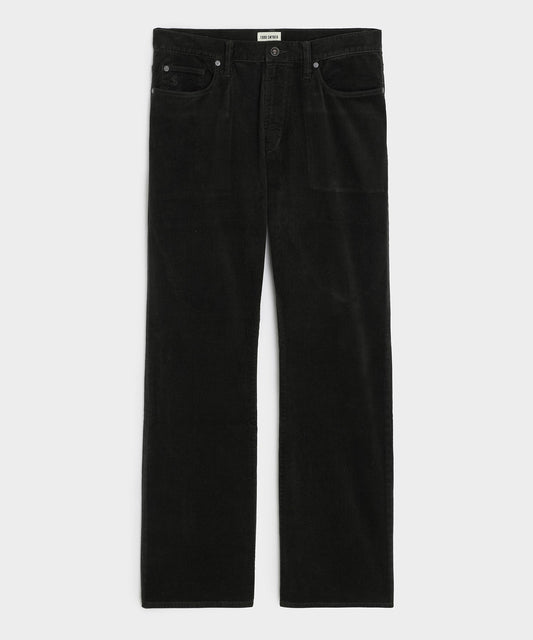 Western 5-Pocket Corduroy Pant - Black