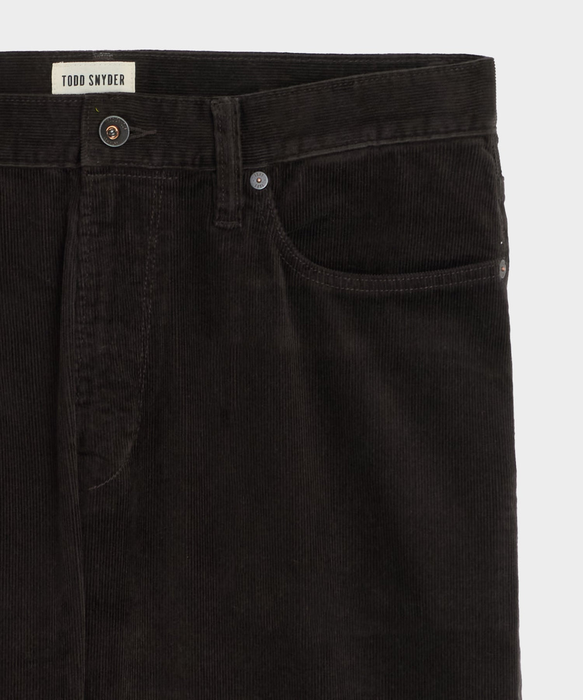 Western 5-Pocket Corduroy Pant - Caviar
