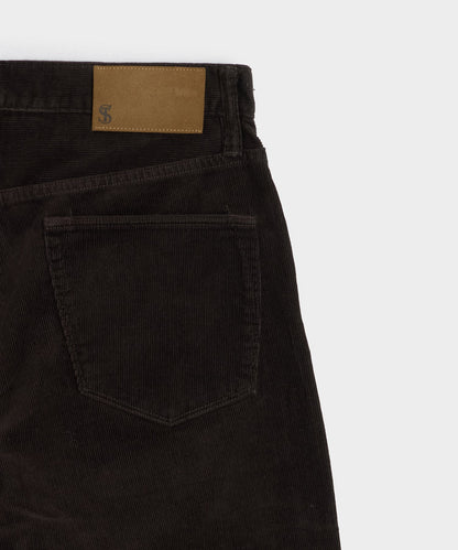 Western 5-Pocket Corduroy Pant - Caviar