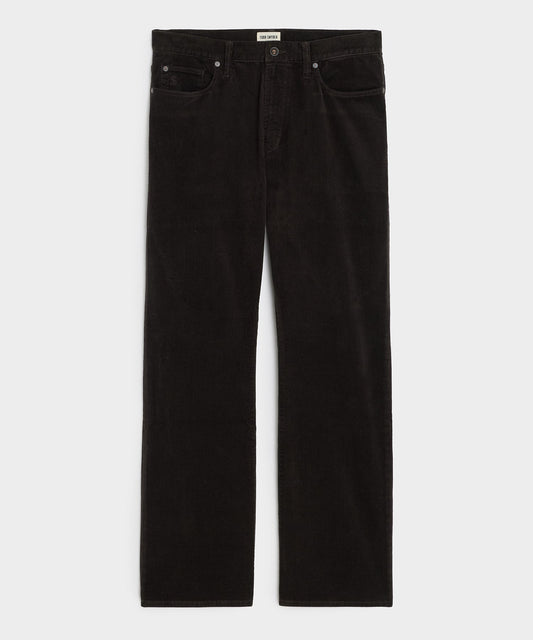 Western 5-Pocket Corduroy Pant - Caviar