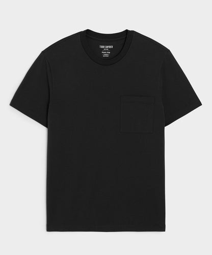 Premium Jersey Pocket Tee - Black