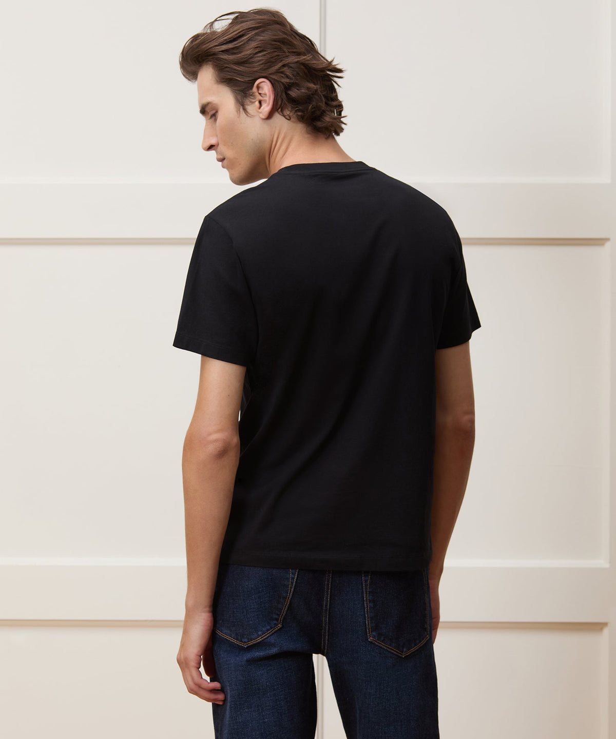Premium Jersey Pocket Tee - Black