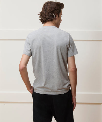Premium Jersey Pocket Tee - Grey Heather