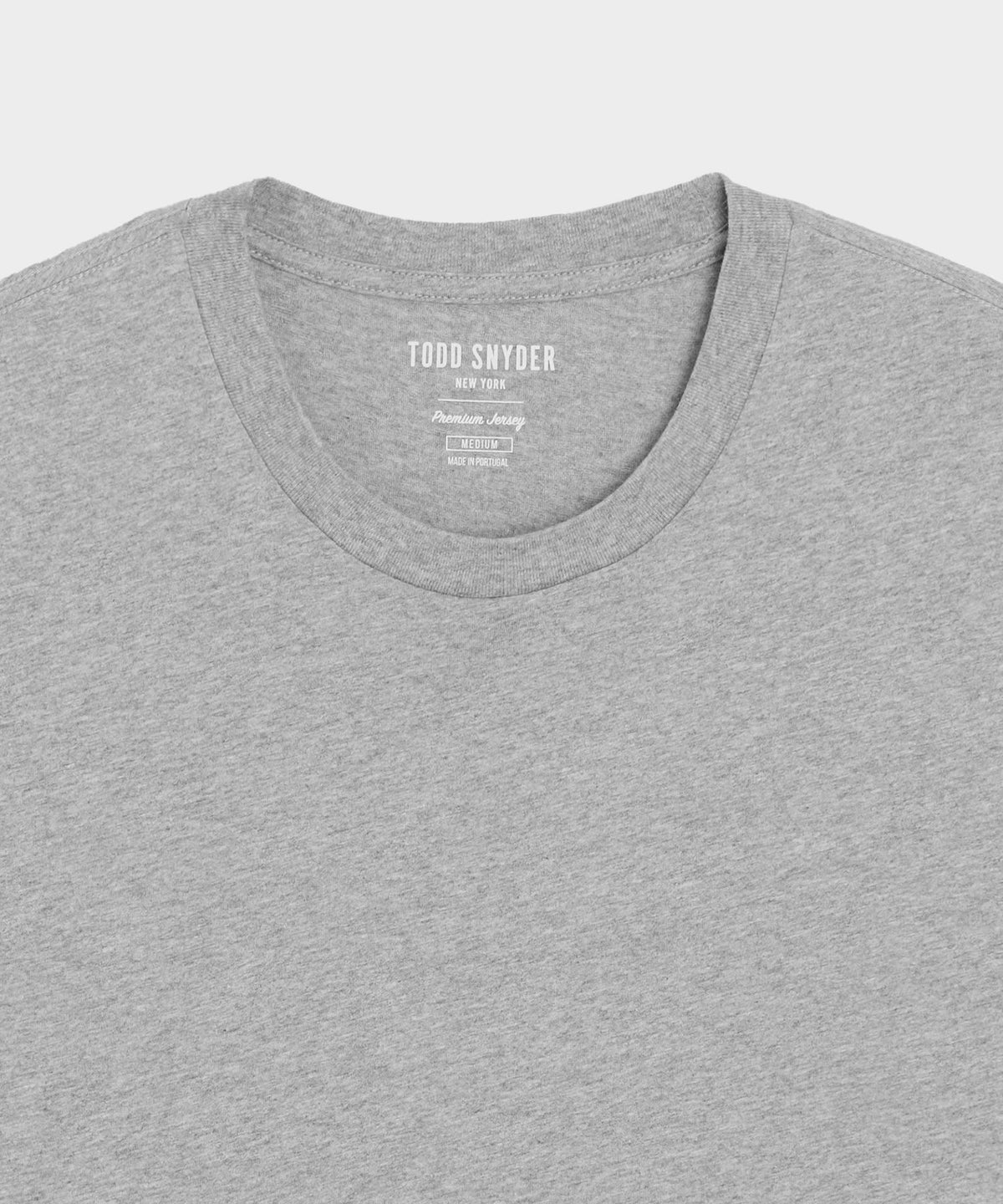 Premium Jersey Tee - Grey Heather