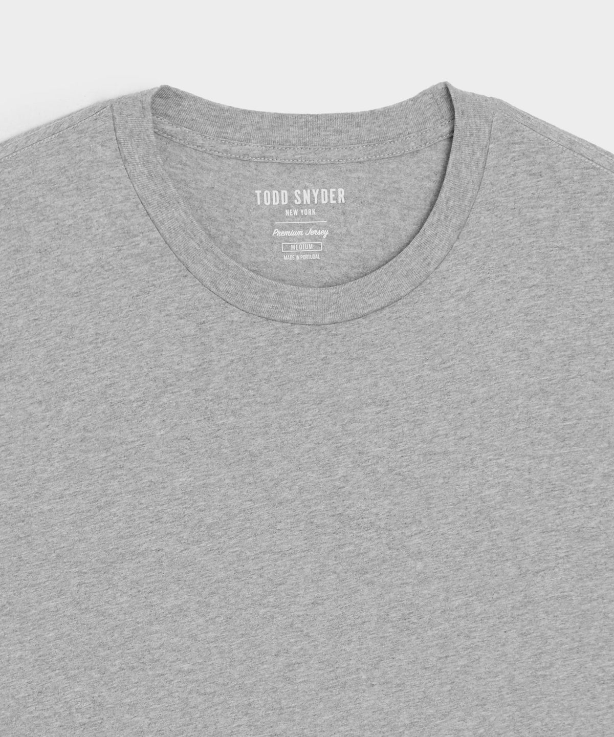 Premium Jersey Tee - Grey Heather