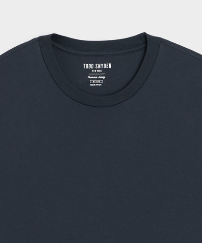 Premium Jersey Tee - Navy