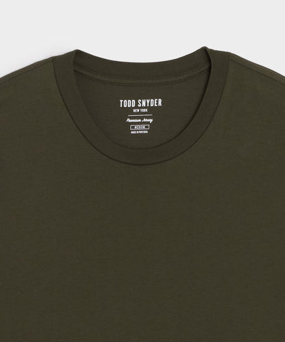 Premium Jersey Tee - Snyder Olive
